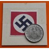 ALEMANIA 10 REICHSPFENNIG 1941 B AGUILA SOBRE ESVASTICA NAZI KM.101 MONEDA DE ZINC Germany III Reich WWII coin