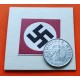 @ESCASA@ ALEMANIA 10 REICHSPFENNIG 1942 B AGUILA SOBRE ESVASTICA NAZI KM.101 MONEDA DE ZINC Germany III Reich WWII coin