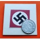 @ESCASA@ ALEMANIA 10 REICHSPFENNIG 1942 B AGUILA SOBRE ESVASTICA NAZI KM.101 MONEDA DE ZINC Germany III Reich WWII coin