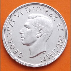 CANADA 1 DOLAR 1939 PARLAMENTO VISITA REAL KM.38 MONEDA DE PLATA MBC++ Royal Visit silver coin R/1
