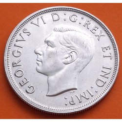 CANADA 1 DOLAR 1939 PARLAMENTO VISITA REAL KM.38 MONEDA DE PLATA MBC++ Royal Visit silver coin R/1