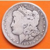 @ESCASO@ ESTADOS UNIDOS 1 DOLAR 1902 MORGAN KM.110 MONEDA DE PLATA MUY CIRCULADA USA $1 Dollar silver R/1