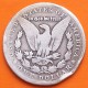 @ESCASO@ ESTADOS UNIDOS 1 DOLAR 1902 MORGAN KM.110 MONEDA DE PLATA MUY CIRCULADA USA $1 Dollar silver R/1