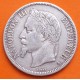 FRANCIA 5 FRANCOS 1868 A Ceca de PARÍS - EMPERADOR NAPOLEON III KM.799.1 MONEDA DE PLATA MBC France R/4
