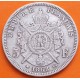 FRANCIA 5 FRANCOS 1868 A Ceca de PARÍS - EMPERADOR NAPOLEON III KM.799.1 MONEDA DE PLATA MBC France R/4