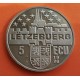 LUXEMBURGO 5 ECU 1996 GRAN DUQUESA CHARLOTTE KM.X. 63 MONEDA DE NICKEL SC Luxembourg