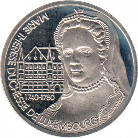 LUXEMBURGO 5 ECU 1994 MARIA TERESA G. DUQUESA ESCUDO CIUDADVKM.X. 42 MONEDA DE NICKEL SC Luxembourg
