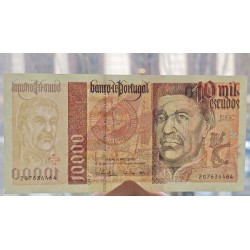 . @PVP NUEVO 270€ - RARO@ PORTUGAL 10000 ESCUDOS 1996 INFANTE D. HENRIQUE y CARABELA PORTUGUESA Pick 191 BILLETE MBC+ Portuguese