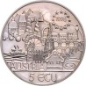 AUSTRIA 5 ECU 1996 WOLFGANG AMADEUS MOZART y BARCOS KM.X.27 MONEDA DE NICKEL PROOFLIKE + CERTIFICADO