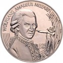 AUSTRIA 5 ECU 1996 WOLFGANG AMADEUS MOZART y BARCOS KM.X.27 MONEDA DE NICKEL PROOFLIKE + CERTIFICADO