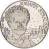 AUSTRIA 5 ECU 1995 MÚSICO JOHANN STRAUSS y CIUDAD KM.X.22 MONEDA DE NICKEL PROOFLIKE + CERTIFICADO