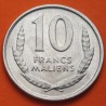 MALI 10 FRANCOS 1961 CABALLO DE PURA RAZA KM.3 MONEDA DE ALUMINIO SC Africa UNC 10 Francs Maliens
