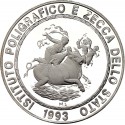 ITALIA 5 ECU 1993 SECUESTRO DE EUROPA - DAMA y TORO KM.X.21 MONEDA DE PLATA PROOF ESTUCHE y CERTIFICADO