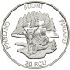 FINLANDIA 20 ECU 1994 TRINEO CON ALCE y PUENTE KM.X.17 MONEDA DE PLATA PROOF Finnland ESTUCHE