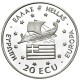 MACEDONIA - Grecia 20 ECU 1994 ALEJANDRO MAGNO A CABALLO GRANDE y BARCO KM.X.39 MONEDA DE PLATA PROOF Greece Tirada 2.900