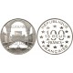FRANCIA 100 FRANCOS 1995 LA ALHAMBRA en ESPAÑA KM.1112 MONEDA DE PLATA PROOF France 15 Ecus CERTIFICADO