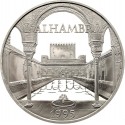 FRANCIA 100 FRANCOS 1995 LA ALHAMBRA en ESPAÑA KM.1112 MONEDA DE PLATA PROOF France 15 Ecus CERTIFICADO