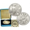 FRANCIA 100 FRANCOS 1992 JEAN MONNET KM.1120 MONEDA DE PLATA PROOF France 15 Ecu 1992 ESTUCHE