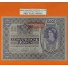 AUSTRIA 10000 KRONEN 1918 DAMA 1ª GUERRA MUNDIAL Sello ROJO (DEUTSCHOSTERREICH) Pick 66 BILLETE MBC++ Austro-Hungría