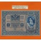 AUSTRIA 1000 KRONEN 1902 DAMA y AGUILA con SELLO ROJO VERTICAL (DEUTSCHOSTERREICH) Pick 59 BILLETE MBC++ Austro-Hungría