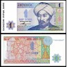 KAZAJISTAN 1 TENGE 1993 HOMBRE CON TURBANTE Pick 7 BILLETE SC KAZAKHSTAN UNC