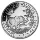 SOMALIA 100 SHILLINGS 2019 ELEFANTE AFRICANO y CRIA MONEDA DE PLATA Oz silver 1 ONZA 2022 Cápsula