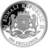 SOMALIA 100 SHILLINGS 2020 ELEFANTES ENFRENTADOS MONEDA DE PLATA PROOFLIKE Oz Ounce silver coin 1 ONZA