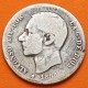 . @LA MÁS RARA@ ESPAÑA Rey ALFONSO XII 1 PESETA 1884 * -- / -- Tipo PATILLAS MSM KM.686 MONEDA DE PLATA Spain silver R/3