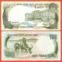 VIETNAM 100 DONG 1972 CAMPESINO y BÚFALOS DE AGUA Epoca de HO CHI MIN Pick 31 BILLETE SC UNC BANKNOTE