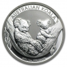 AUSTRALIA 1 DOLAR 2011 KOALA MONEDA DE PLATA PURA 999 Silver Dollar Oz ONZA Troy CAPSULA