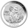 AUSTRALIA 1 DOLAR 2017 KOALA MONEDA DE PLATA PURA 999 Silver Dollar Oz ONZA Troy CAPSULA