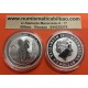 AUSTRALIA 1 DOLAR 2017 KOALA MONEDA DE PLATA PURA 999 Silver Dollar Oz ONZA Troy CAPSULA