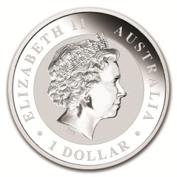 AUSTRALIA 1 DOLAR 2018 KOALA MONEDA DE PLATA PURA 999 Silver Dollar Oz ONZA Troy CAPSULA