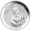 AUSTRALIA 1 DOLAR 2019 KOALA MONEDA DE PLATA PURA 999 Silver Dollar Oz ONZA Troy CAPSULA