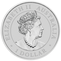 AUSTRALIA 1 DOLAR 2022 KOALA MONEDA DE PLATA PURA 999 Silver Dollar Oz ONZA Troy CAPSULA