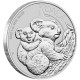 . @ÚLTIMA MONEDA DE ISABEL II@ AUSTRALIA 1 DOLAR 2023 KOALA PLATA PURA 999 Silver Dollar Oz ONZA CAPSULA