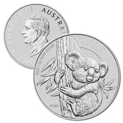 . 1 aaacoin @29/MAYO Envío@ AUSTRALIA 1 DOLAR 2024 KOALA Edición PERTH MINT MONEDA DE PLATA Cäpsula $1 Dollar ONZA OZ silver