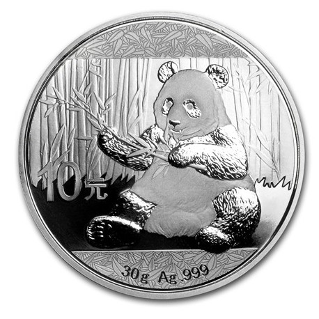 CHINA 10 YUAN 2017 OSO PANDA CON BAMBU y PAGODA MONEDA DE PLATA @RARA@ Cápsula SILVER 30 Grs. 1 ONZA Oz Ounce