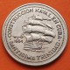 CUBA 1 PESO 1984 BUQUE SANTÍSIMA TRINIDAD - CONSTRUCCIÓN NAVAL KM.118 MONEDA DE NICKEL SC + IMPERFECIONES