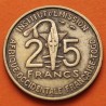 TOGO AFRICA OCCIDENTAL FRANCESA 25 FRANCOS 1957 ANTILOPE KM.9 MONEDA DE LATON MBC+ Antes SENEGAL, NIGER, DAHOMEY...
