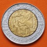 ITALIA 500 LIRAS 1997 POLICIA DEL ESTADO POLIZIA DI STATO KM.187 MONEDA BIMETALICA SC Italy 500 Lire