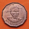 SWAZILANDIA 1 CENTIMO 1974 CEREALES y REY MSWATI III KM.7 MONEDA DE COBRE EBC Africa