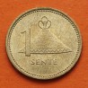 LESOTHO 1 SENTE 1979 GENERAL MOSHOESHOE II KM.16 MONEDA DE LATON EBC Africa