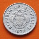 SEYCHELLES 1 CENTAVO 1977 PECES y ESCUDO KM.30 MONEDA DE ALUMINIO SC- 1 Cent