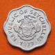SEYCHELLES 5 CENTAVOS 1977 PEZ - PRODUCE MORE FOOD KM.31 MONEDA DE ALUMINIO SC- 5 Cents