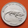 CUBA 1 PESO 1985 IGUANA - DEFENSA DE LA NATURALEZA KM.126 MONEDA DE NICKEL SC- Caribe coin