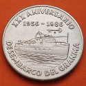 CUBA 1 PESO 1986 XXX ANIVERSARIO DEL DESEMBARCO DEL GRANMA KM.136 MONEDA DE NICKEL SC- Caribe coin