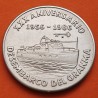 CUBA 1 PESO 1986 XXX ANIVERSARIO DEL DESEMBARCO DEL GRANMA KM.136 MONEDA DE NICKEL SC- Caribe coin