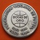 . @OFERTA@ BILBAO 1963 1913 MEDALLA DE PLATA BODAS DE ORO FEDERACIÓN VIZCAÍNA DE FÚTBOL 35 mm 27,10 gramos