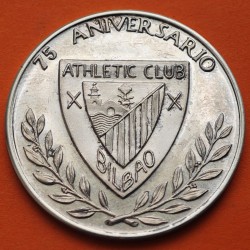 . @OFERTA@ BILBAO 1973 1898 MEDALLA DE PLATA 75 ANIVERSARIO DEL ATHLETIC CLUB DE BILBAO 32 mm 13,80 gramos